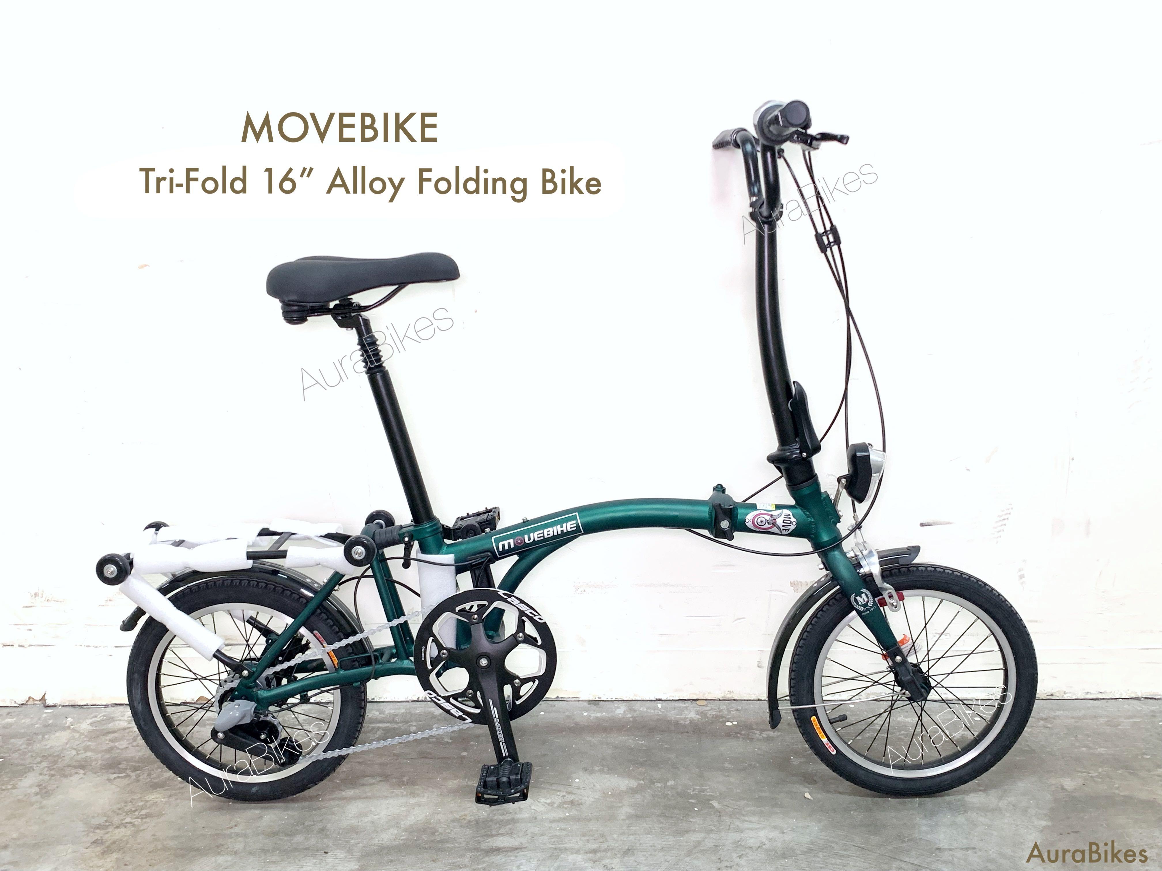 folding bike trifold