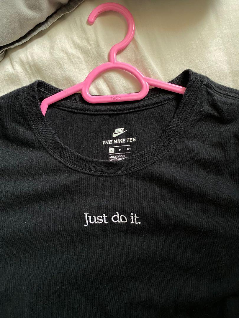 Just do it top embroidered t shirt