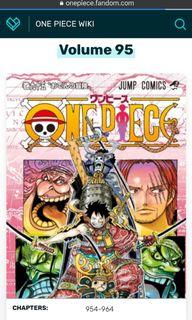 One Piece Volume 95, 96, 97 and 98