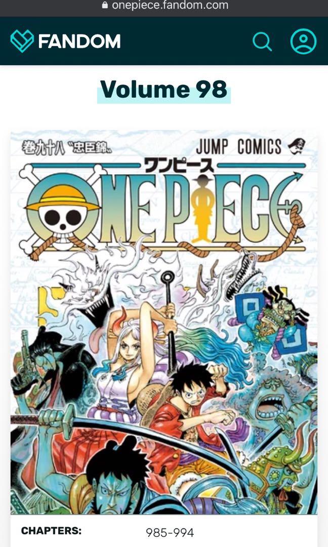 One Piece Volume 95 96 97 And 98 Hobbies Toys Books Magazines Comics Manga On Carousell