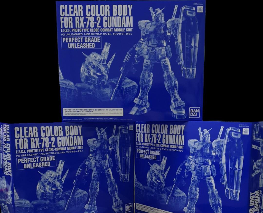 Pg Unleashed 1 60 Clear Color Body For Rx 78 2 Gundam Hobbies Toys Toys Games On Carousell Pg Unleashed 1 60 Clear Color Body For Rx 78 2 Gundam Hobbies Toys Toys Games On Carousell