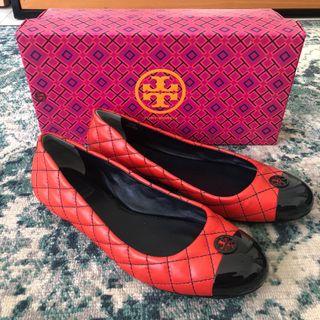 PRELOVED - Worn Once Tory Burch Flats  Size 7 (24 cm)