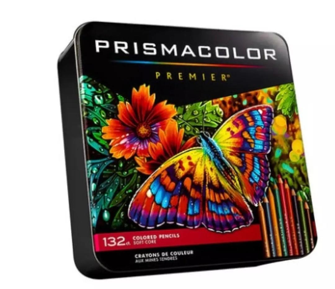 NEW 132 Prismacolor Premier Colour Pencils Tin Set Soft Core Coloured  Artists