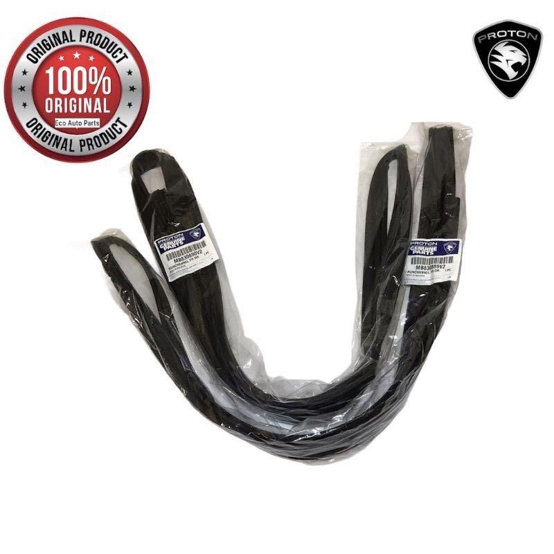 Proton Wira Door Glass Run Channel Getah Pintu Cermin Genuine Parts Depan Kiri Kanan Belakang Hitam Front Left Rear Auto Accessories On Carousell