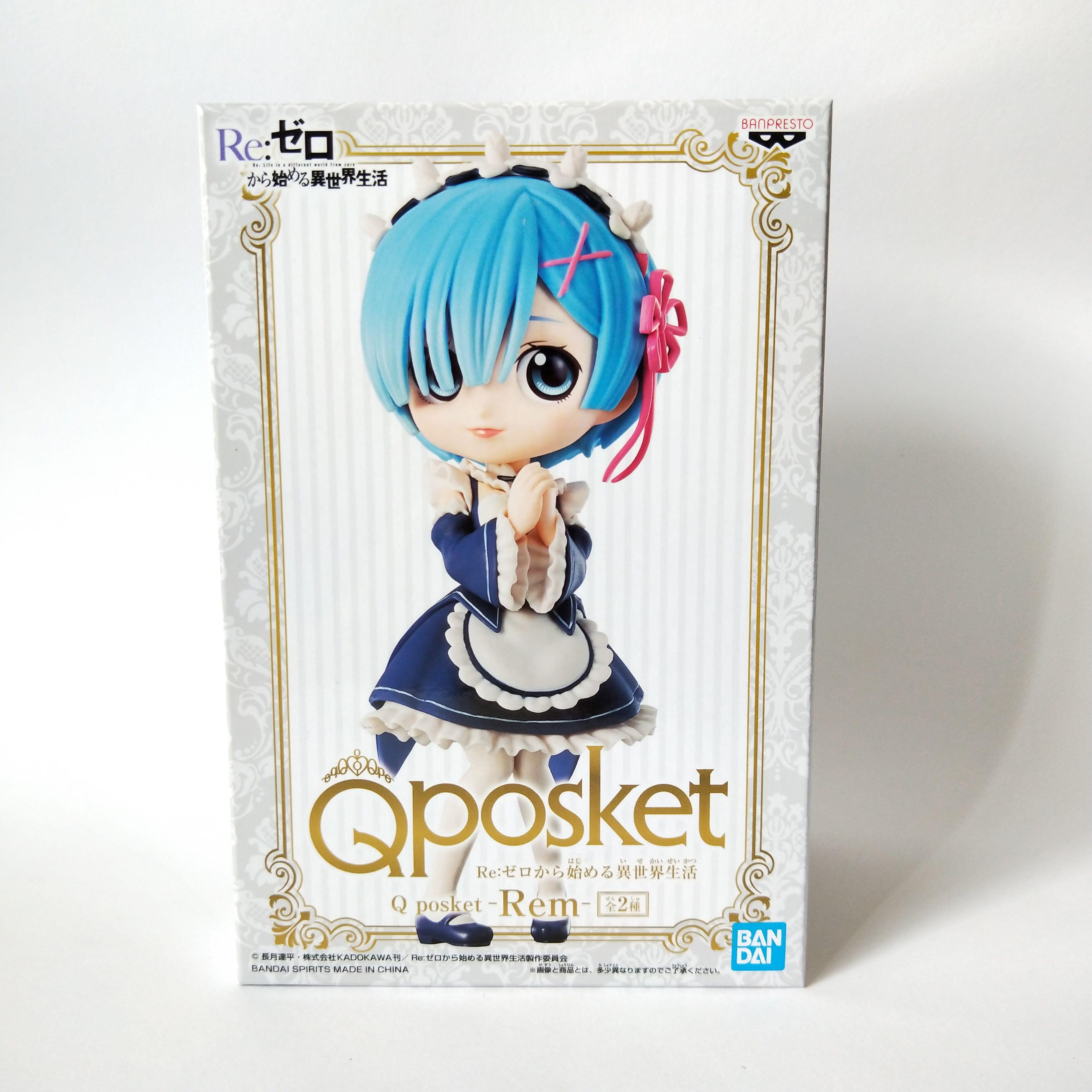 Re Zero Starting Life In Another World Q Posket Rem Ver A B Figurine Hobbies Toys Toys Games On Carousell