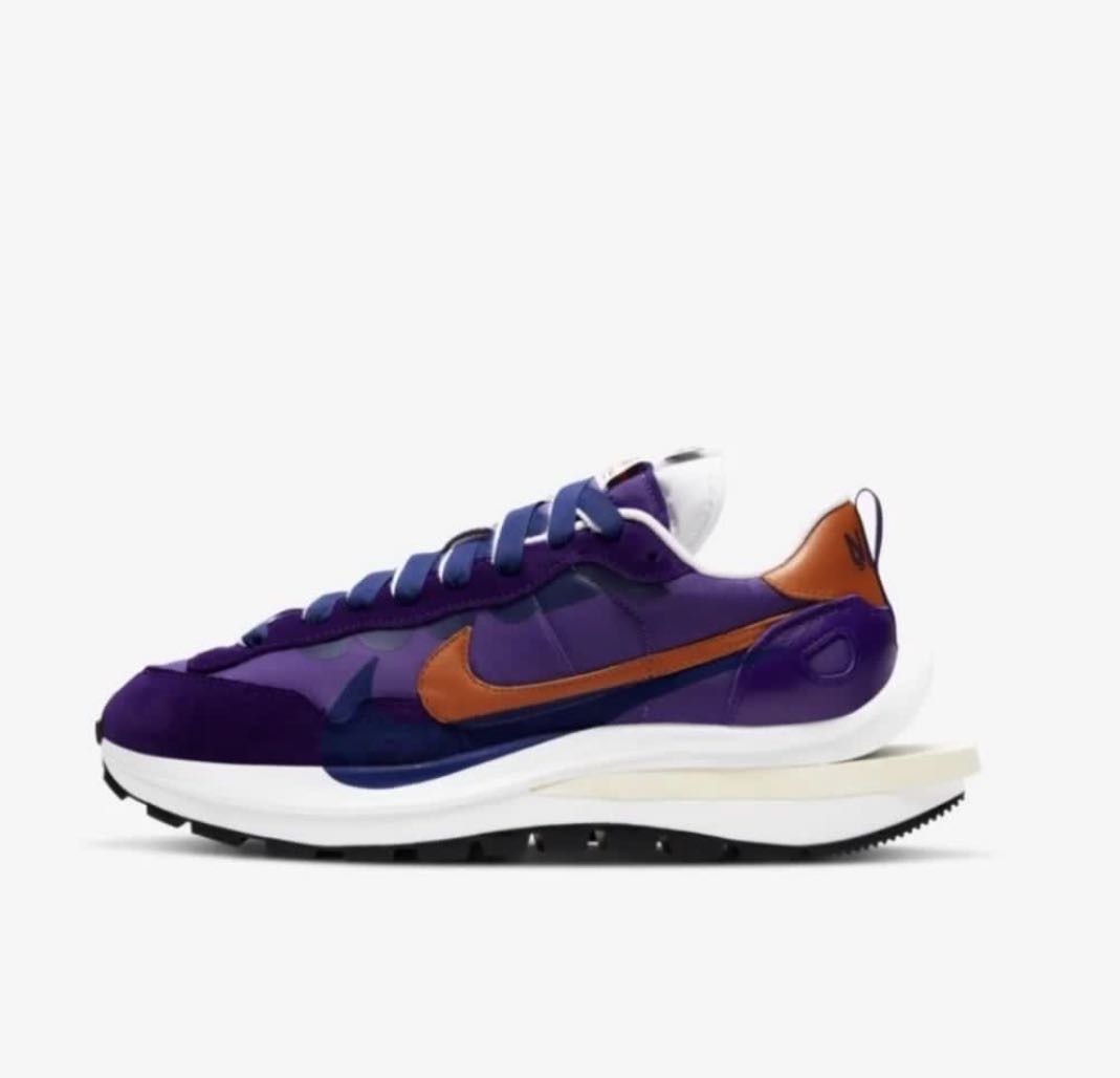 nike sacai green purple