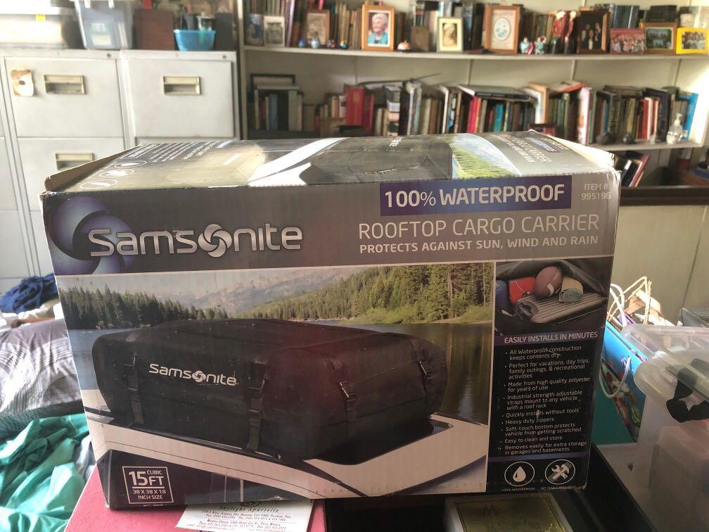 Samsonite rooftop cargo carrier Car Parts Accessories Other Automotive Parts and Accessories on Carousell