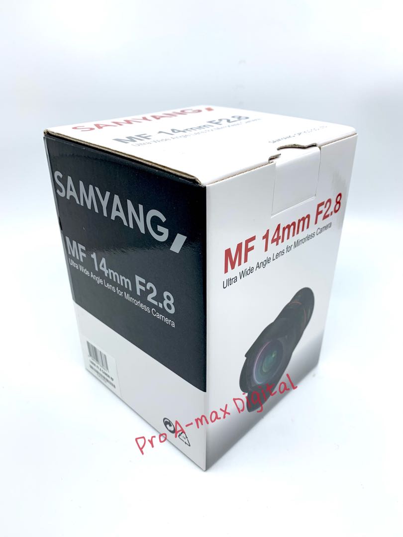 全新現貨✓ Samyang MF 14mm F2.8 RF Wide Angle Lens for Canon RF (水貨) (Brand New)  廣角手動鏡頭
