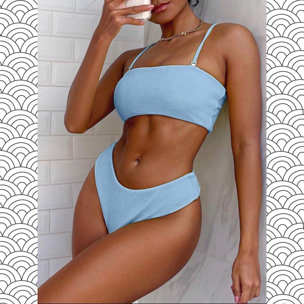 Like blue sky bandeau bra Clearance