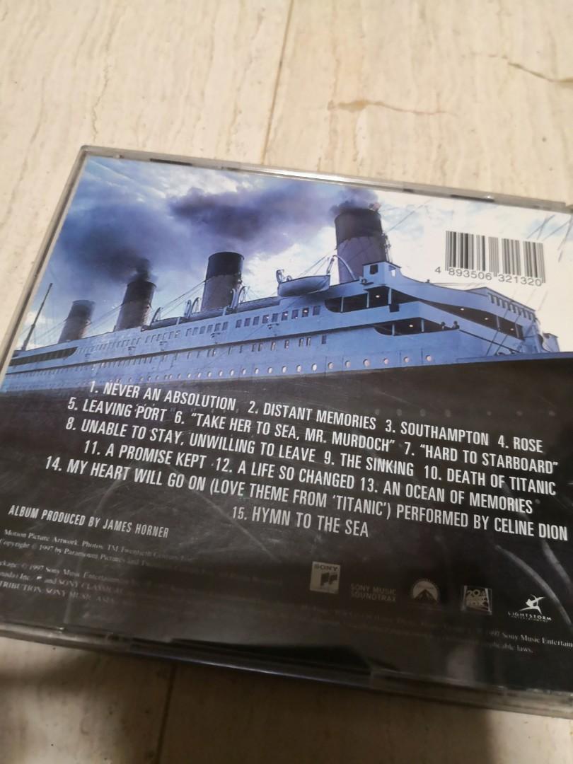 Titanic Soundtrack Original CD, Hobbies & Toys, Music & Media, CDs & DVDs  on Carousell