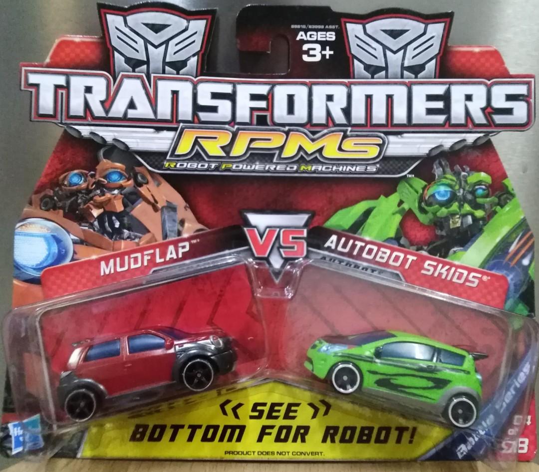 in stock Sideswipe & Wreckloose Details about   Hasbro Transformers RPMS Robot Powered Machines