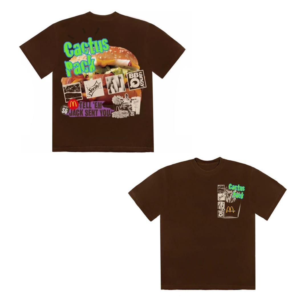 Travis Scott x McDonald's Cactus Pack Vintage Promo T-Shirt, Men's 