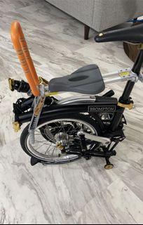 Bike Portable Child Seat in Orange color