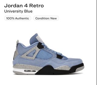100+ Air jordan 4 university blue For Sale | Sneakers | Carousell