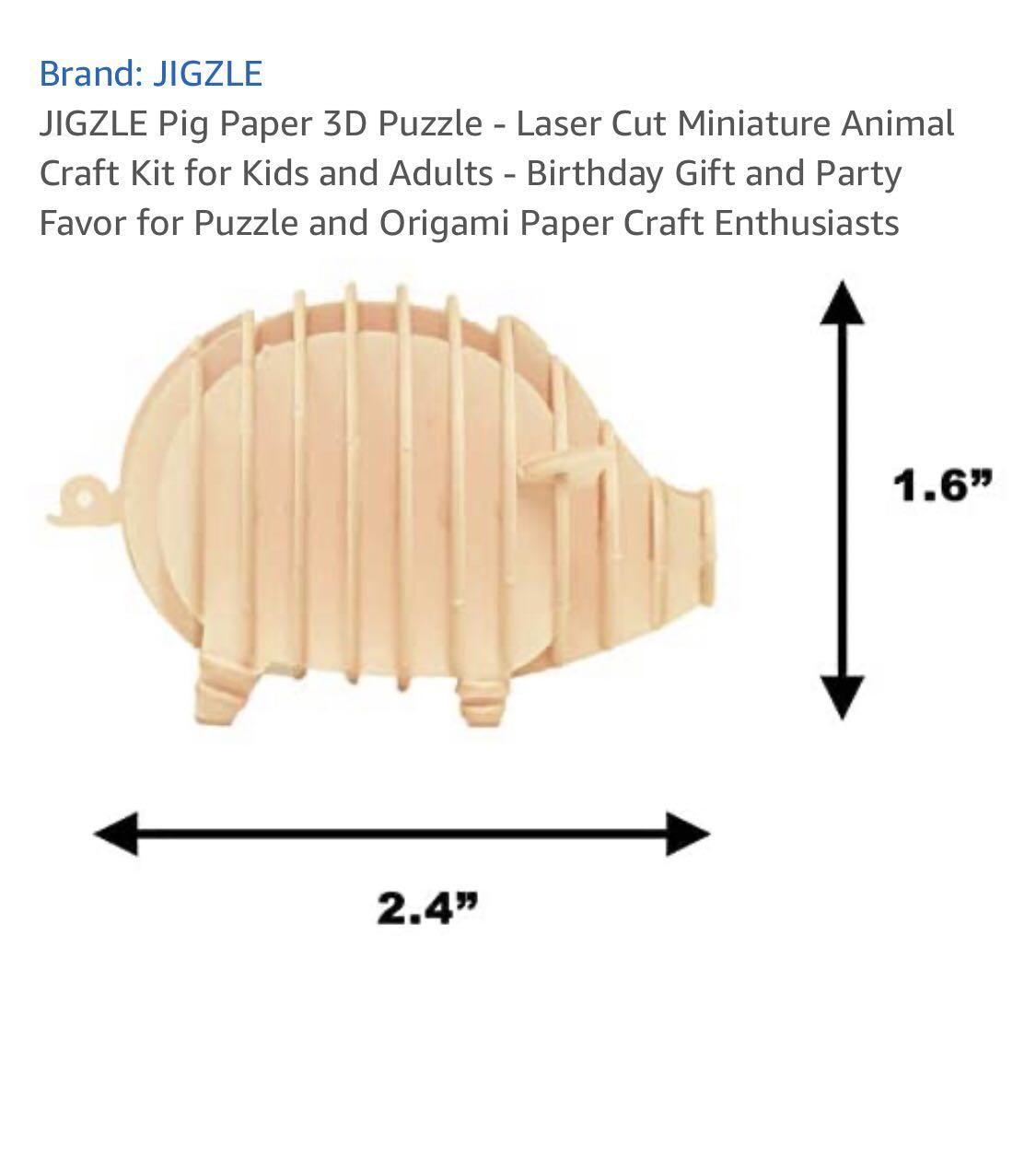 3d pig puzzle online