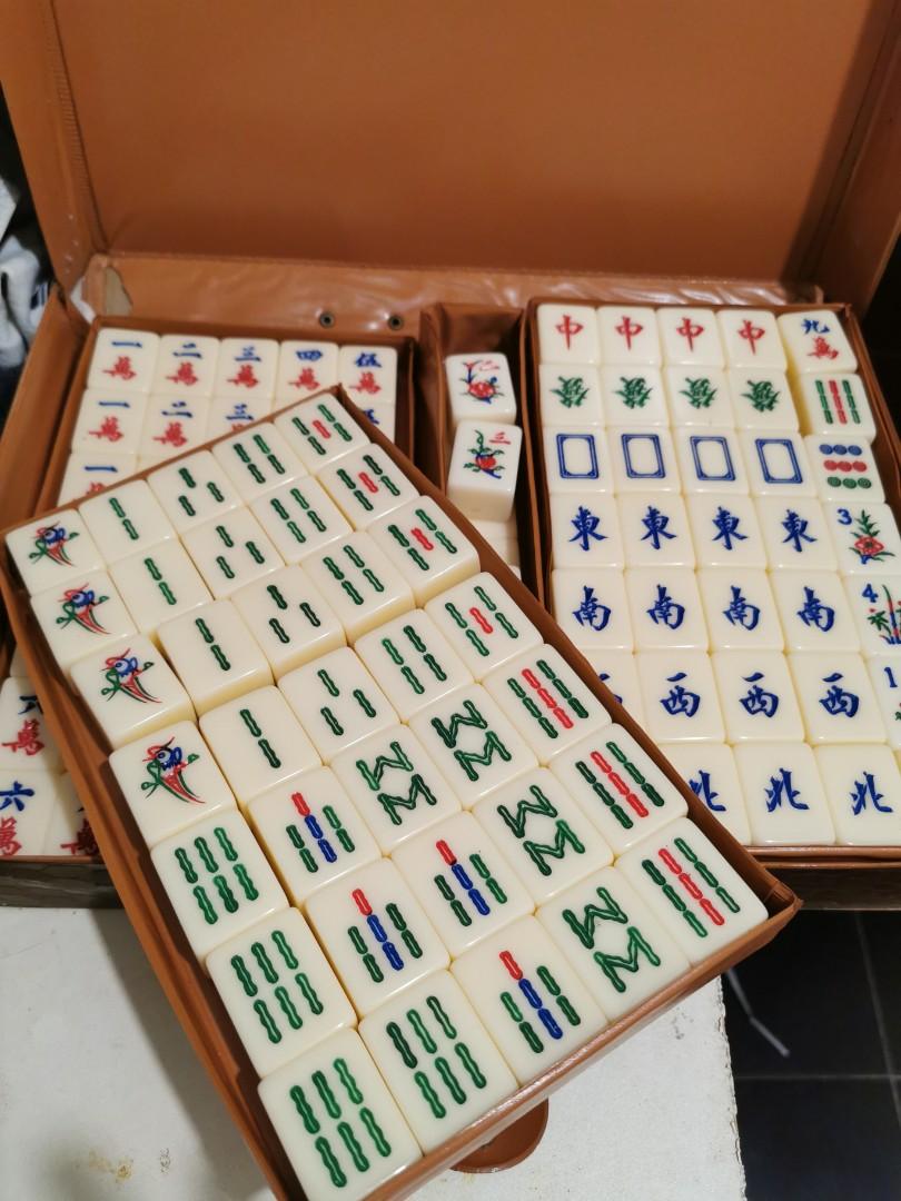 象牙奶色 新淨麻雀144 8隻花 15多年前的結婚禮物 少用 傢俬 家居 其他 Carousell