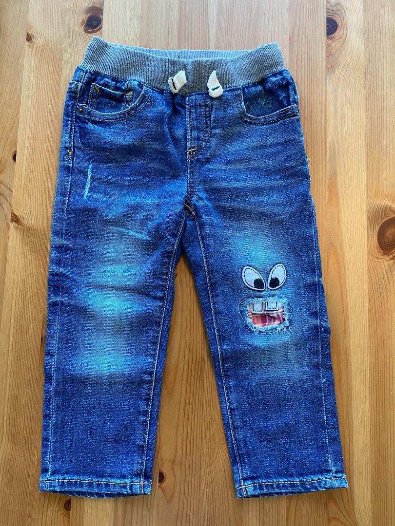 GAP - Monster Face Blue Jeans, Babies 