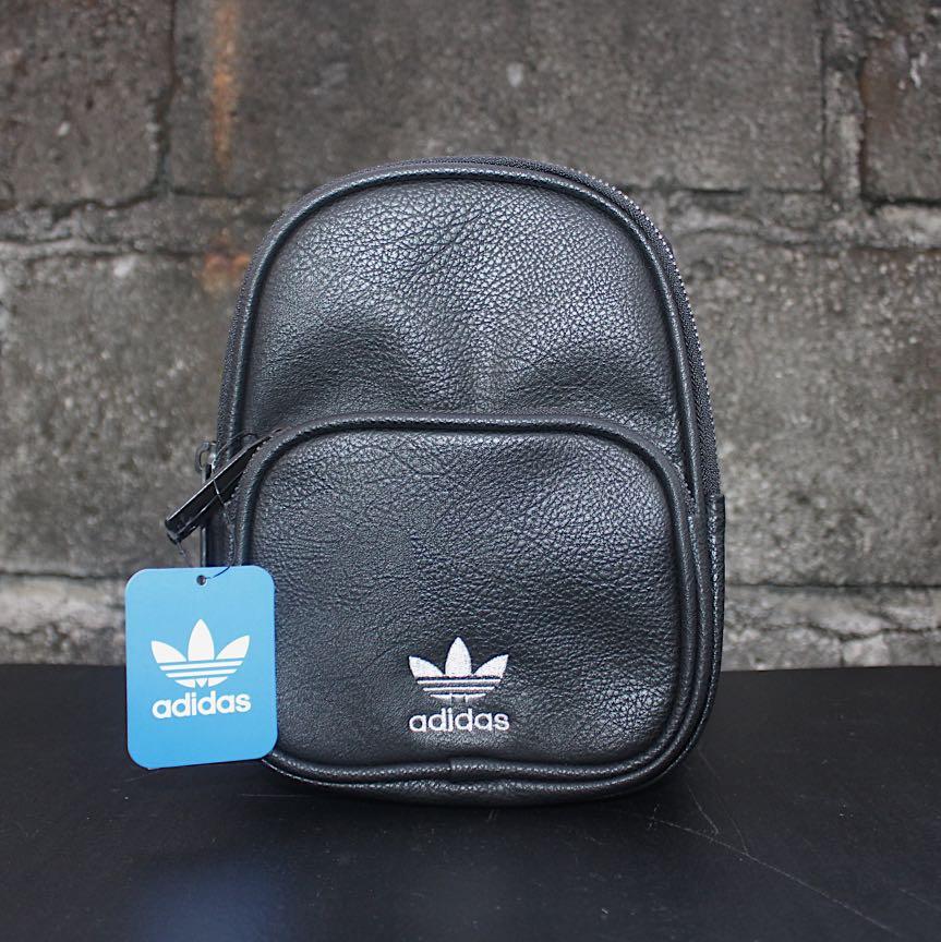 Adidas Faux Leather Mini Backpack