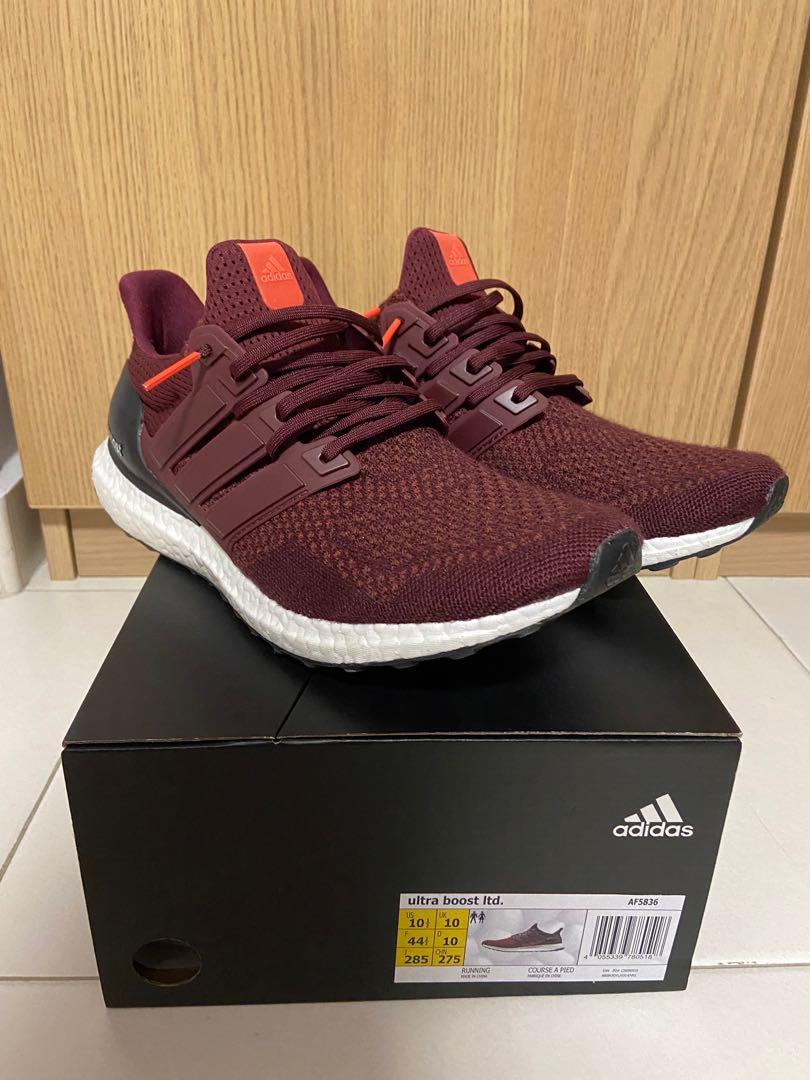 Adidas Ultraboost Burgundy 1.0 Men s Fashion Footwear Sneakers