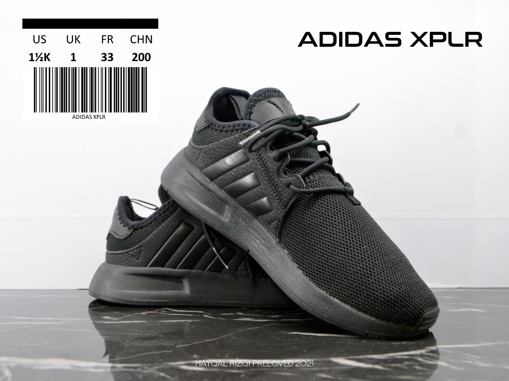 Adidas xplr best sale kids black
