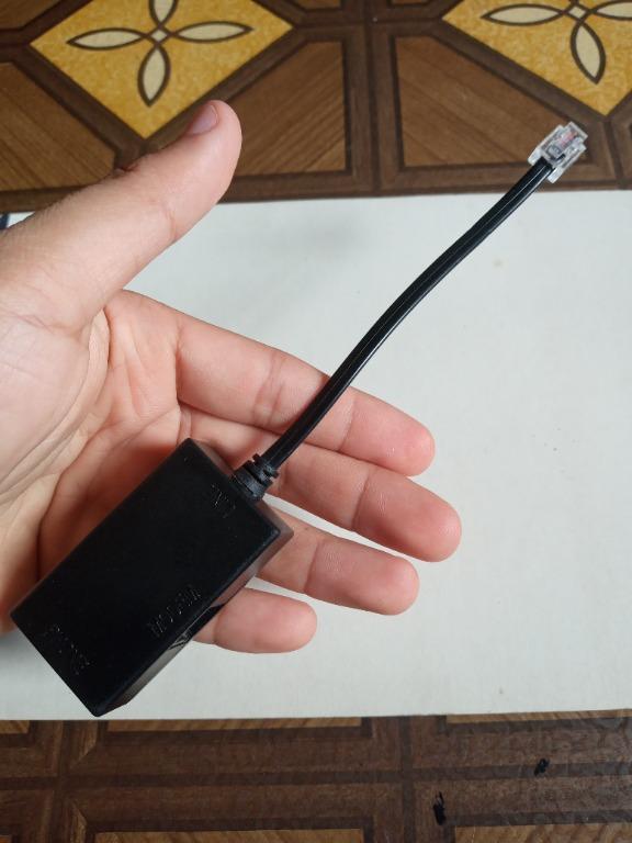 ADSL SPLITTER (Category: Electrical, Adaptors & Sockets) located in Naga. Submitted by simple.deals. (Listing ID 1079205369, Image 2). Description: Condition: 2nd hand Used Description: Phone and Modem ADSL splitter. Still working. Interested? Contact me and let's talk Mode of Payment Online transaction BDO, Gcash or LBC-COD/COP. Shipping cost not yet included. Via AP CARGO or any courier, you prefer. Thank you for viewing, please check out my ot
