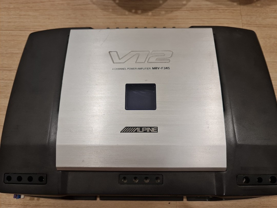 Alpine V12 4 channel amplifier, Auto Accessories on Carousell