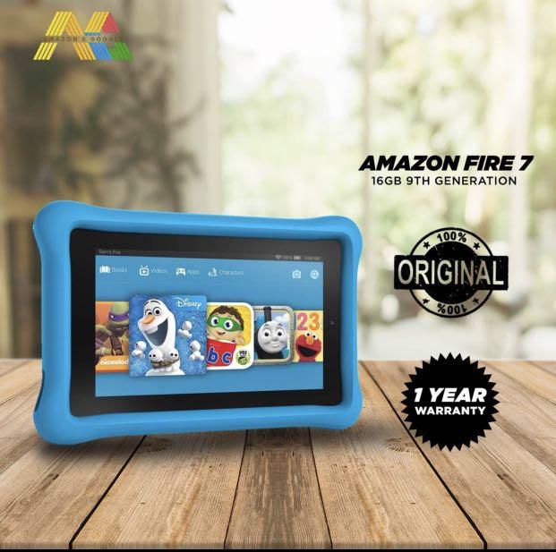 Amazon Fire 7 Tablet w/ Kid Proof Case (Category: Laptops & Notebooks) located in Las Pinas. Submitted by cheapsomething (Listing ID 1079158817, Image 3). Description: - Kids Edition - 7 inches - 16 gb -Color: Blue -No box na RFS: Not in use na.