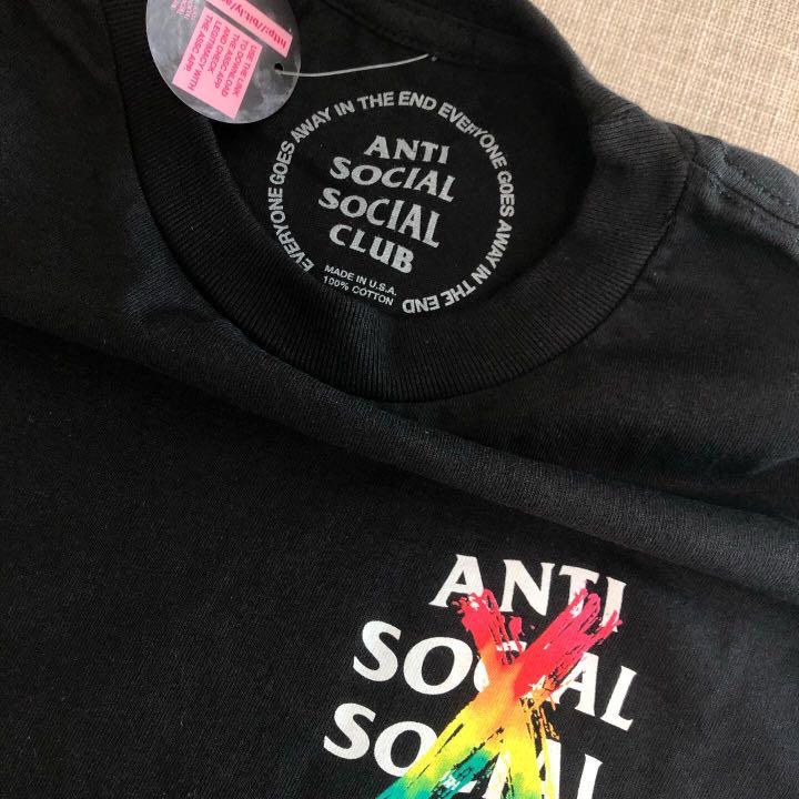 Anti social social new arrivals club shirt legit check