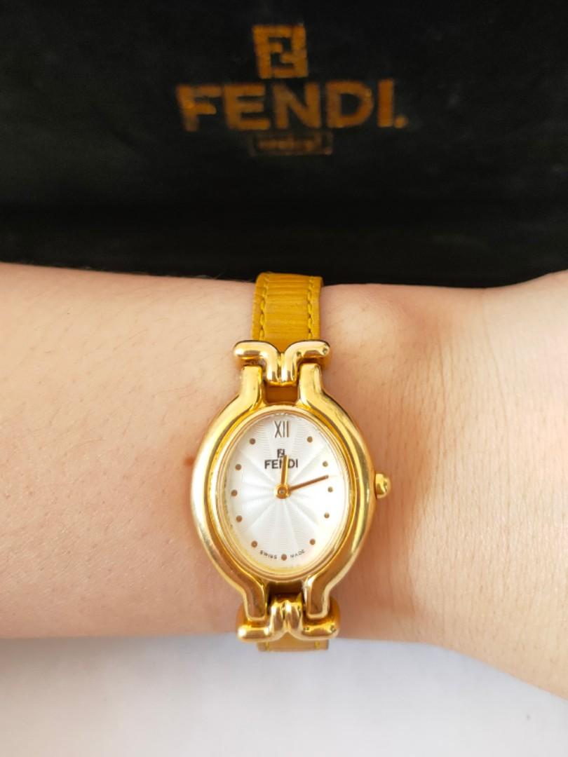 Auth Fendi Interchangeable Strap Watch for Ladie's, Women's Watches & Accessories, Watches on Carousell