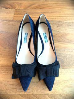 Authentic Suede Prada heels