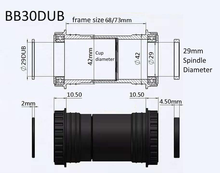 Bb30 Dub Spindle BB30 DUB Ceramic Bearing S Works Specialized