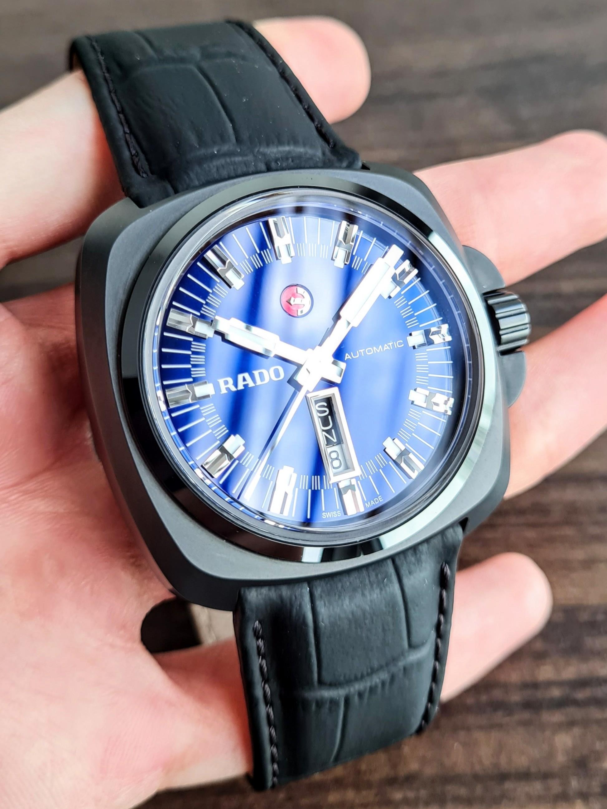 Rado hyperchrome blue dial sale