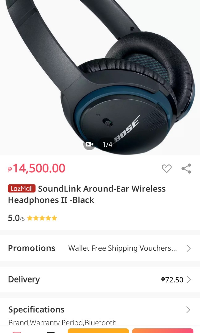 Brand New Bose Soundlink Around Ear Wireless Headphone Ii Audio Headphones Headsets On Carousell Brand New Bose Soundlink Around Ear Wireless Headphone Ii Audio Headphones Headsets On Carousell