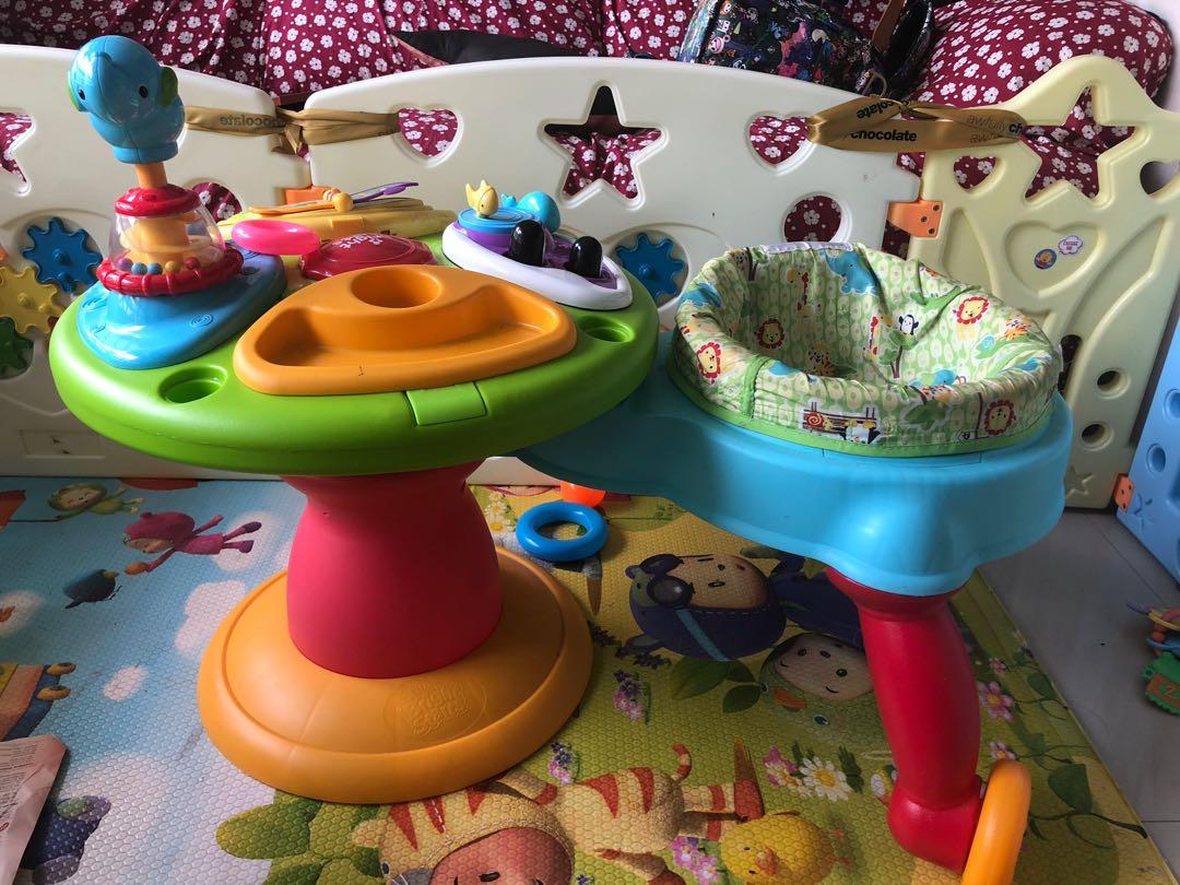 Bright starts 3 in 1 around we go, Babies & Kids, Infant Playtime on