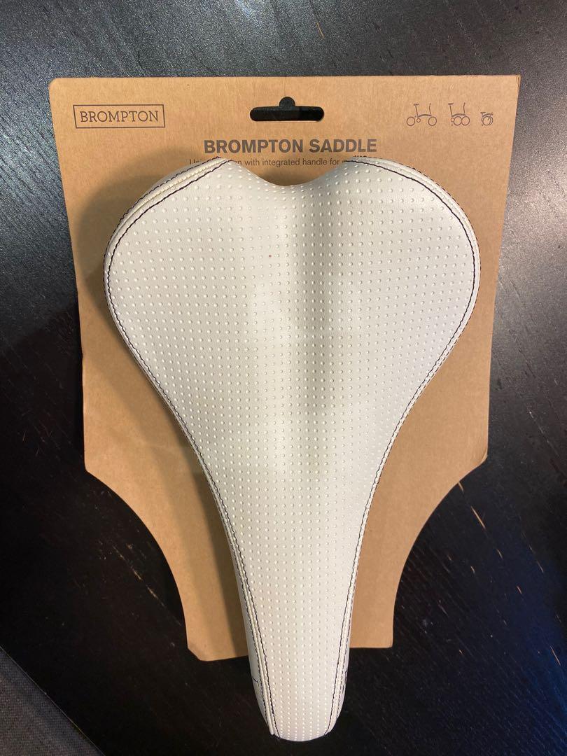Brompton shop white saddle