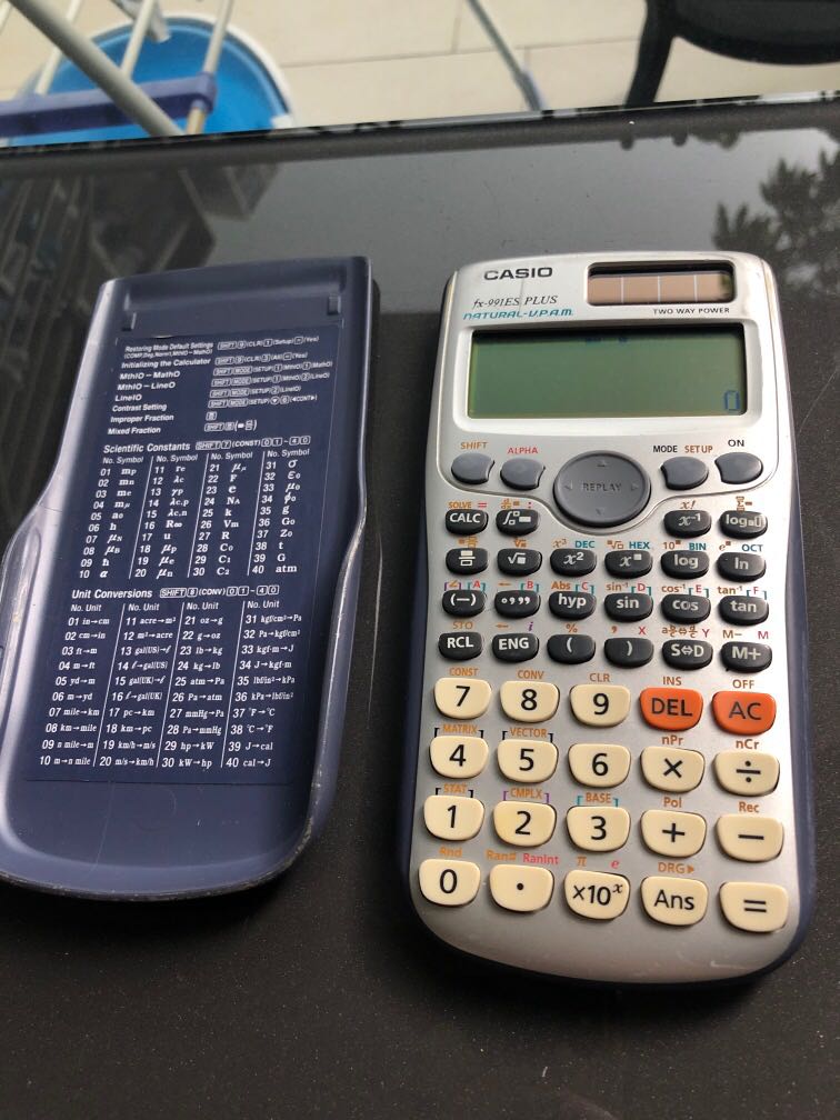 Casio Calculators fx991es plus, Mobile Phones & Gadgets, Mobile Phones, iPhone, iPhone 7 Series