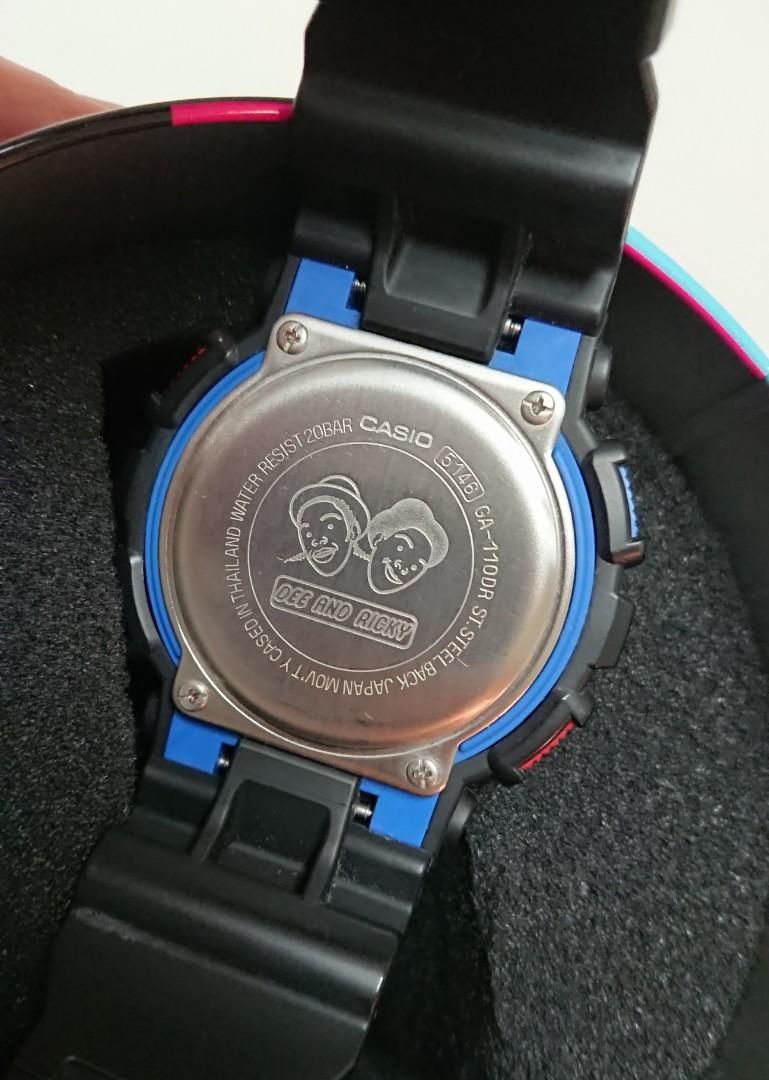 Casio G-shock GA-110DR Dee & Ricky LEGO 別注版, 名牌, 手錶- Carousell