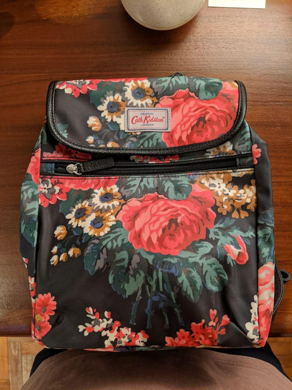 cath kidston black backpack