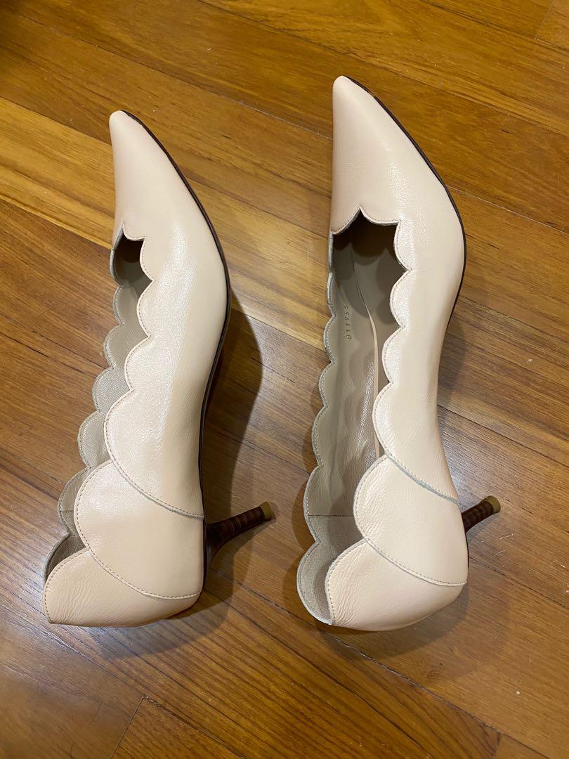 Chloe scalloped heels shop