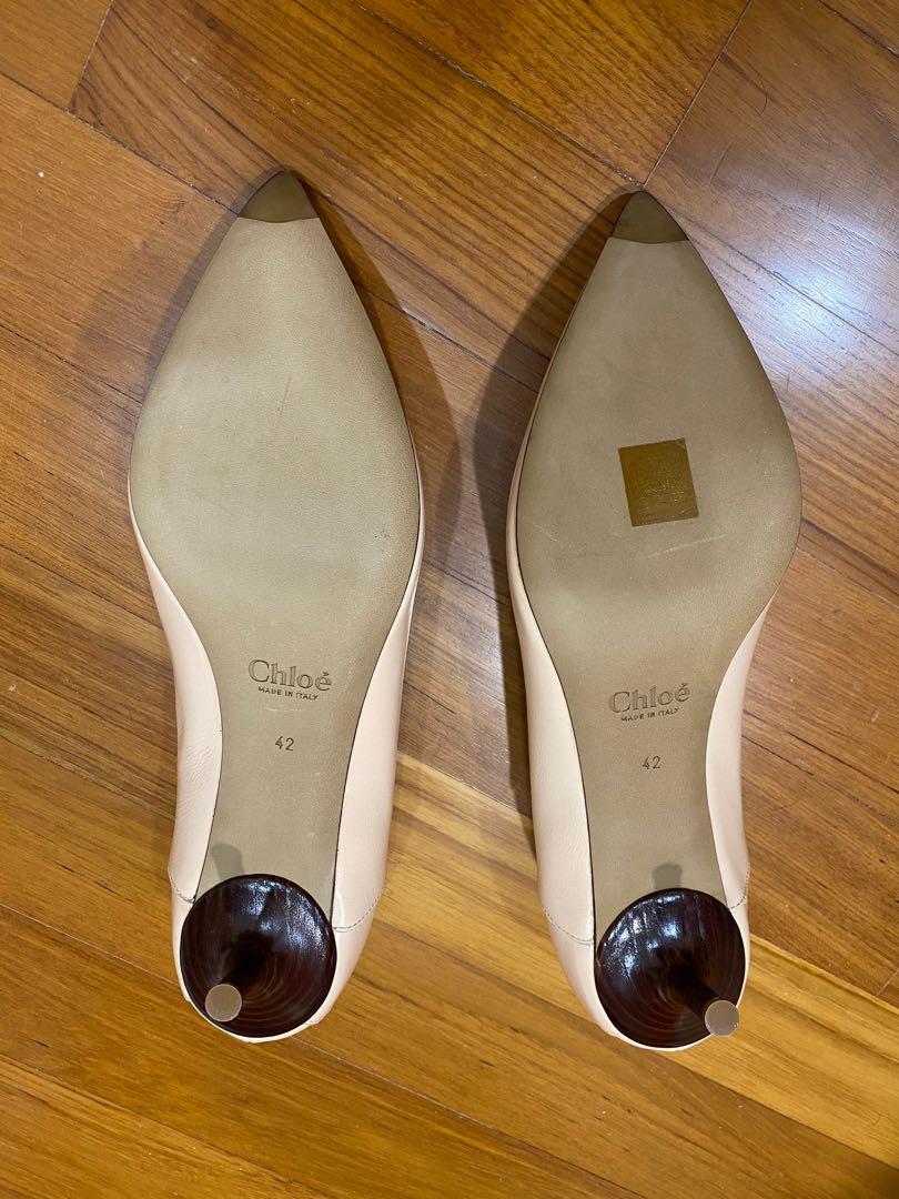 Chloe discount scalloped heel