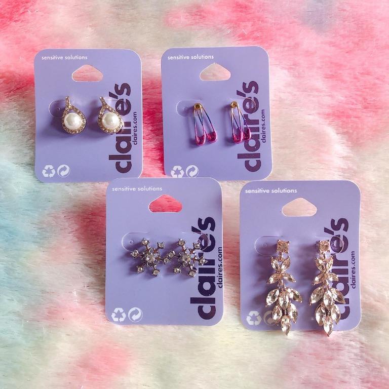 Claire s Sensitive Solutions Earrings