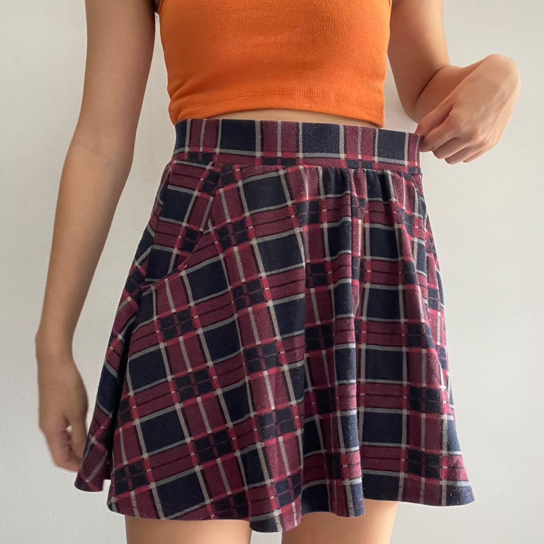 Cotton on checkered skirt Outlet