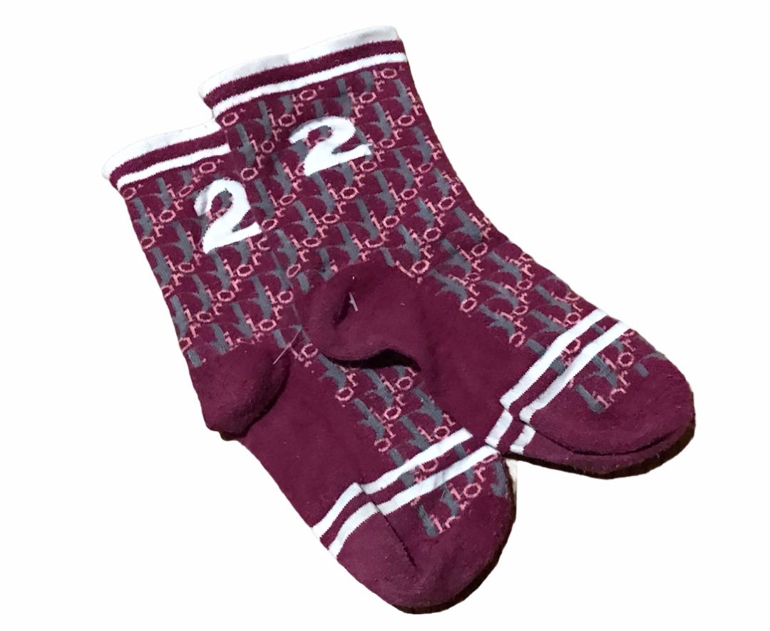 dior monogram socks