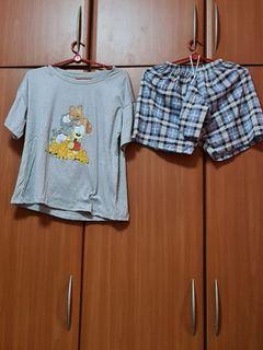 Dress and short sleep wear