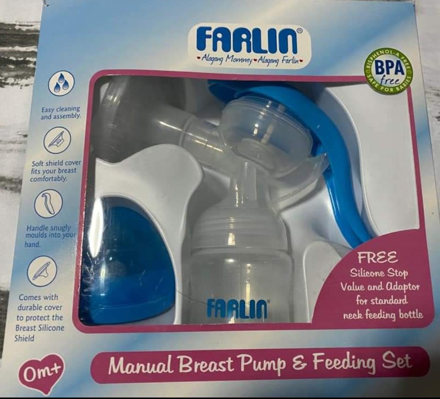 Farlin Manual Breast Pump Babies Kids Nursing Feeding Breastfeeding Bottle Feeding on Carousell