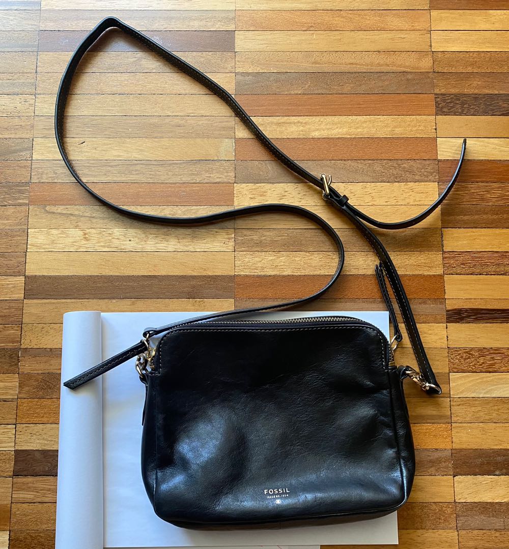 Fossil Leather Sling Bag