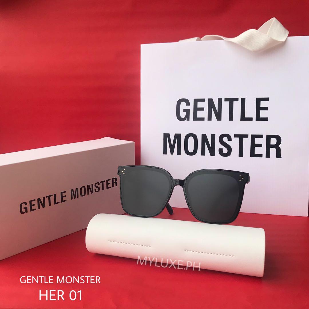 Gentle Monster HER 01 Sunglass Complete Package, Women's Fashion ...