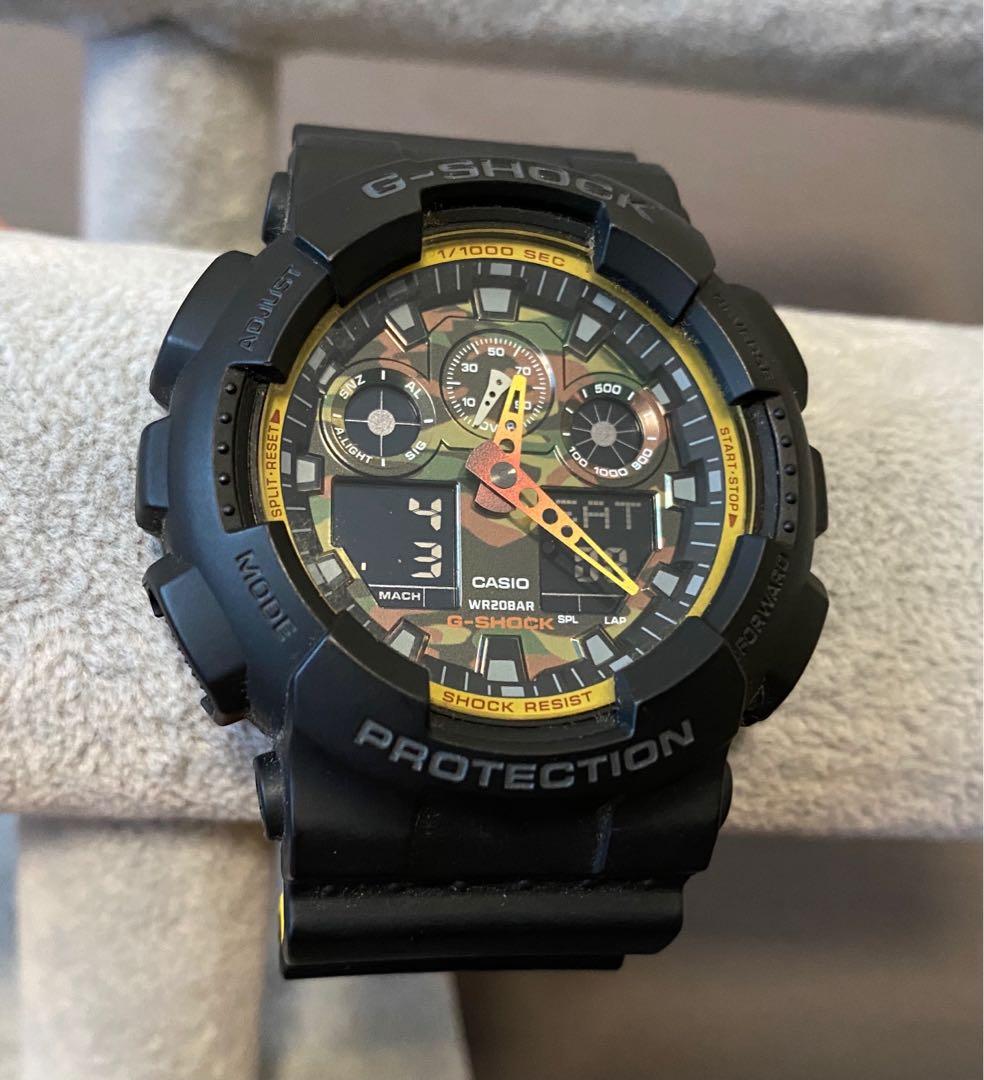 Gshock GA100BY Men s Fashion Watches Accessories Watches on Carousell