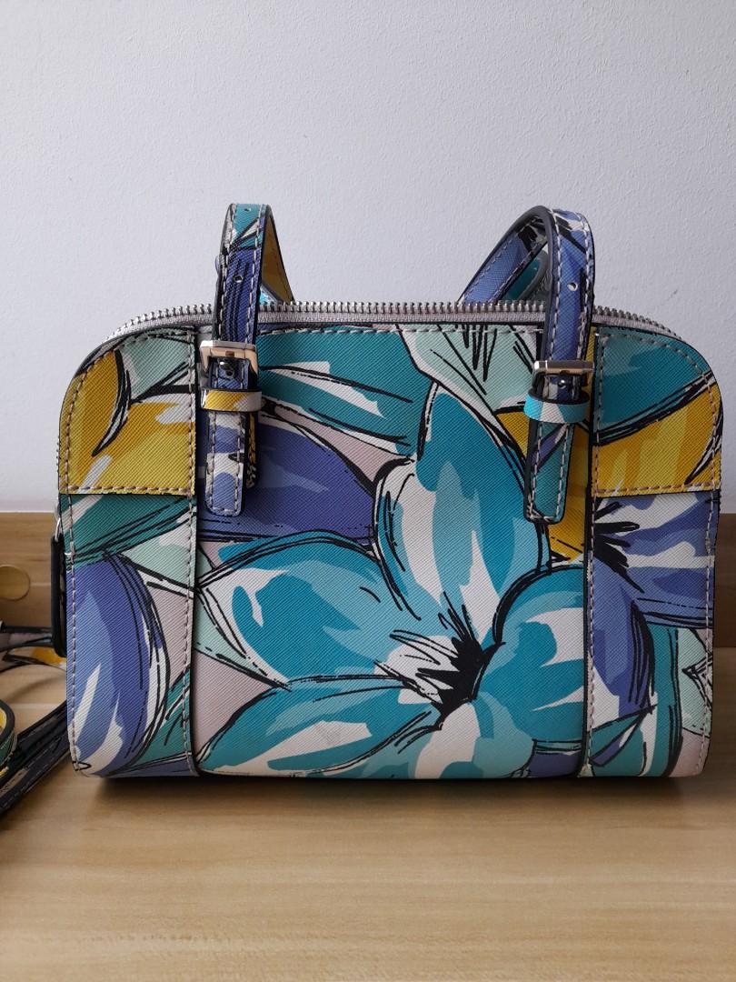 GUESS floral handbag