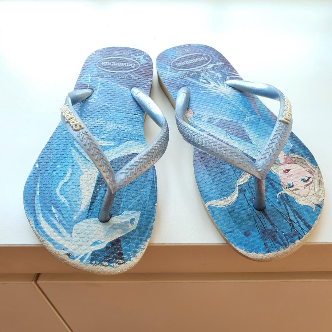 Frozen slippers havaianas store